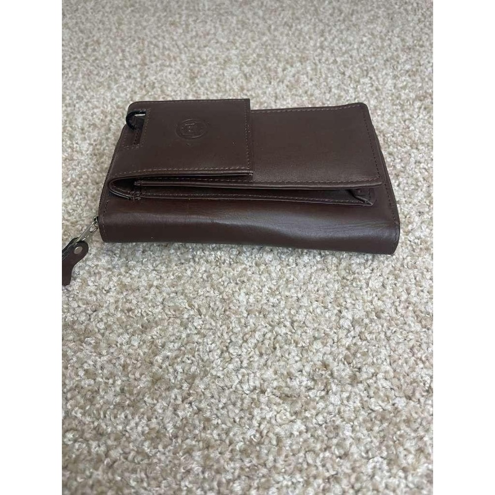 Leather Wallet & Organizer for Checks, Cash, Cards, IDs Unisex - Picture 8 of 8